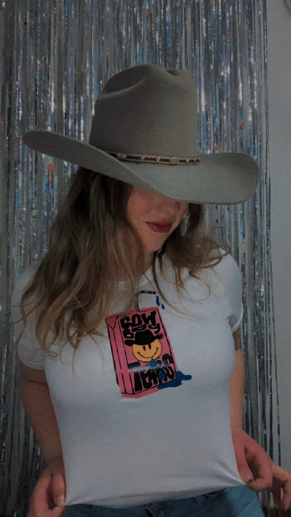 Cowboy Tears Valentines Tee